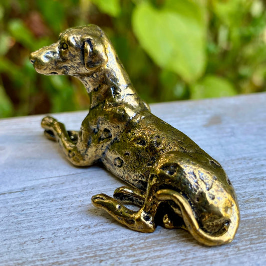 Solid Brass Dalmatian Dog – Symbol of Protection, Loyalty & Distinctiveness
