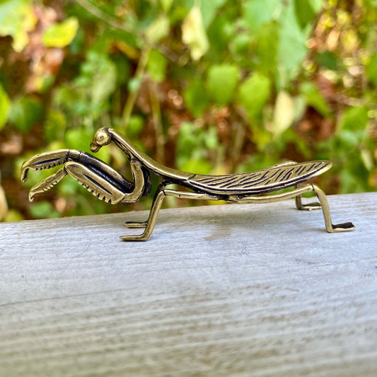 Brass Praying Mantis