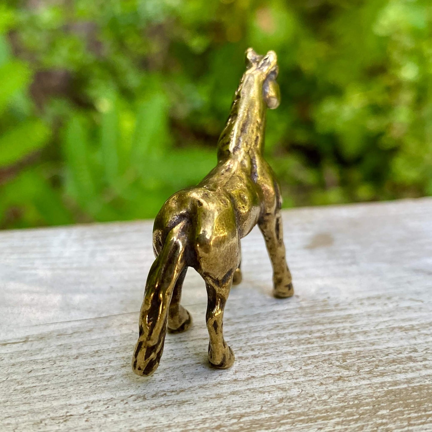 Handmade Solid Brass Horse – Artisan Figurine for Equine Lovers