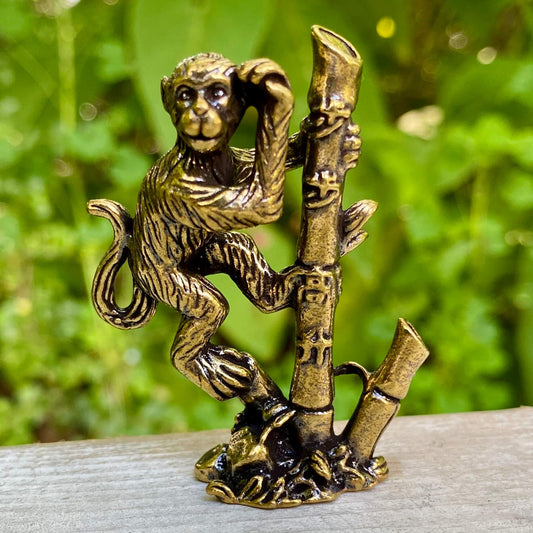 Monkey on Bamboo