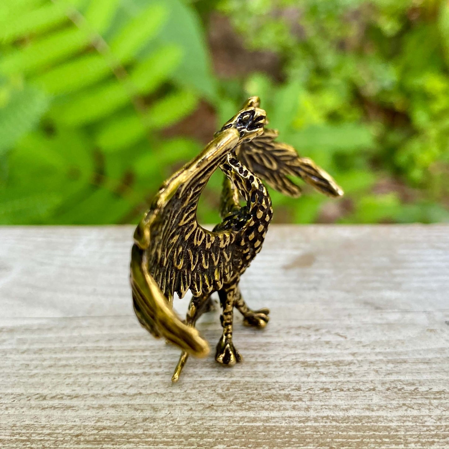 Handmade Solid Brass Phoenix – Symbol of Rebirth and Strength