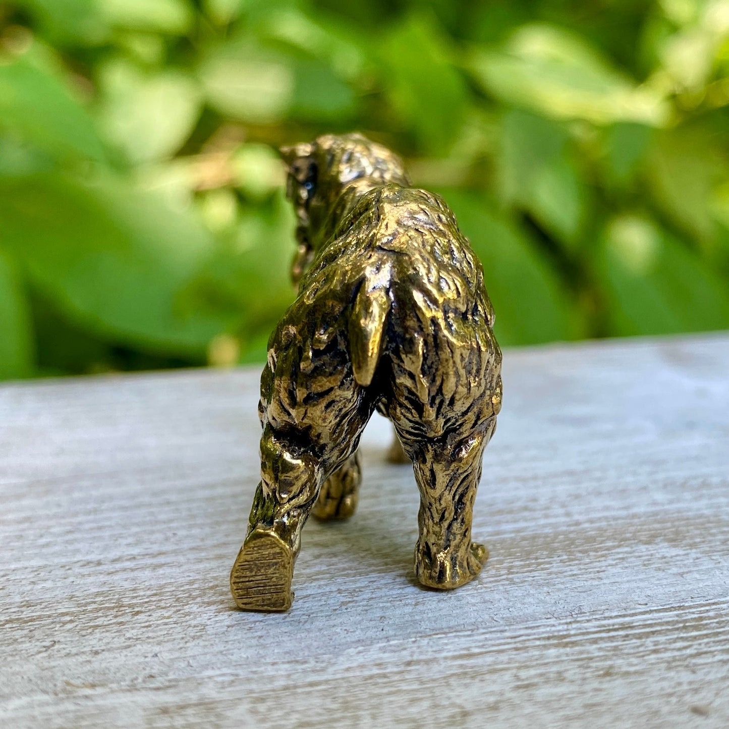 Solid Brass Grizzly Bear - Wild Brass